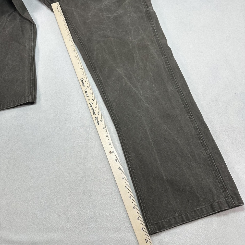 Berne Workwear Jeans Mens 38x34 Gray Regular Straight Canvas Carpenter Pants - Picture 12 of 14